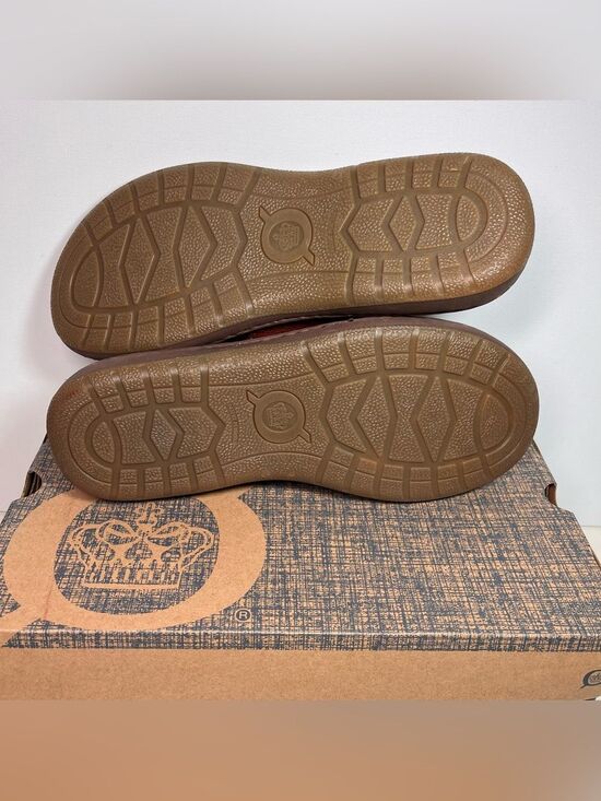 Born Mens Marco Full Grain Leather Slide Sandals